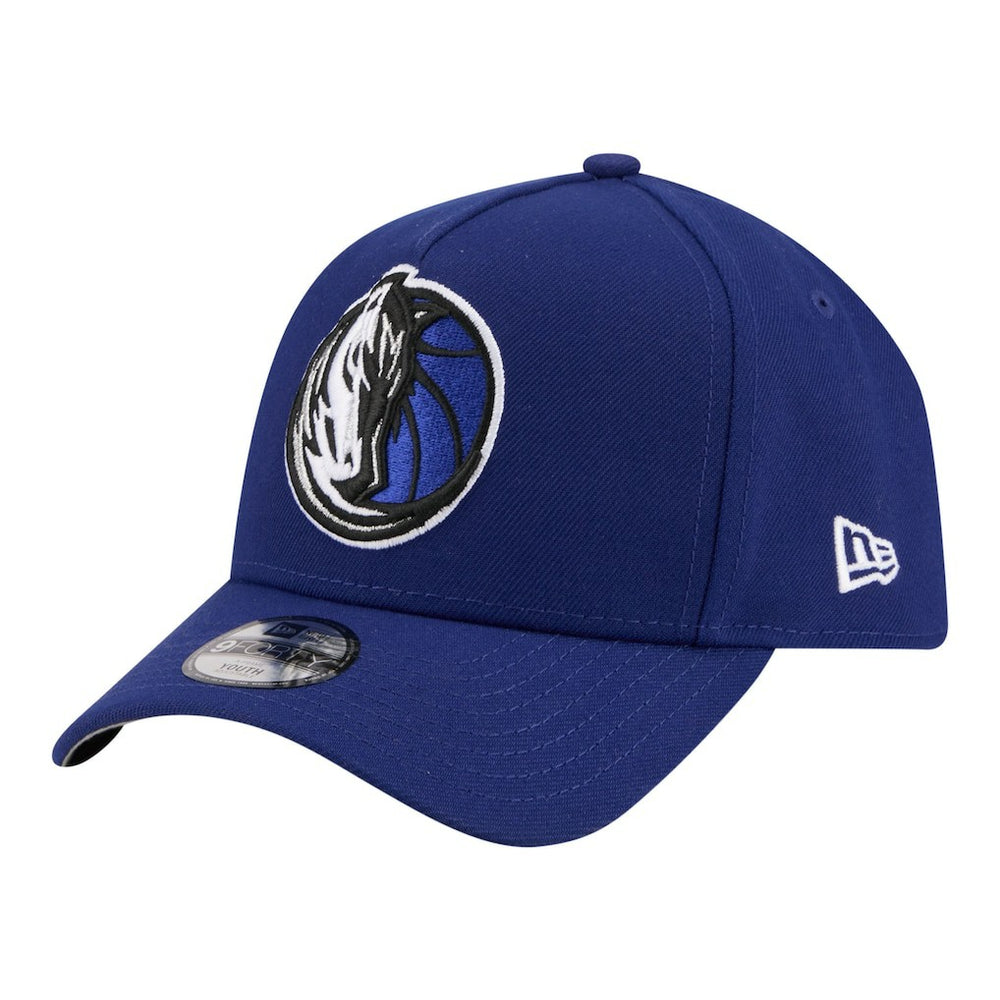 Navy Dallas Mavericks Youth 9FORTY A-Frame Adjustable Hat sale | NBA