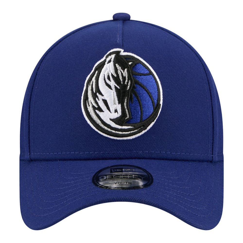 Navy Dallas Mavericks Youth 9FORTY A-Frame Adjustable Hat sale | NBA