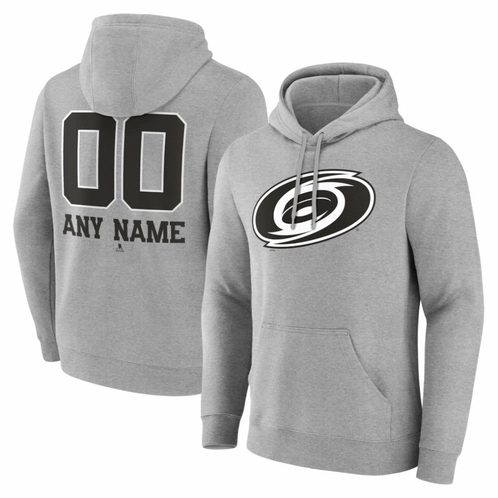 Carolina Hurricanes Big & Tall Personalized Name & Number Monochrome Pullover Hoodie -  NHL Hoodies