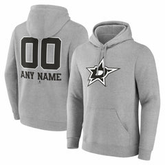 Dallas Stars Big & Tall Personalized Name & Number Monochrome Pullover Hoodie -  NHL Hoodies