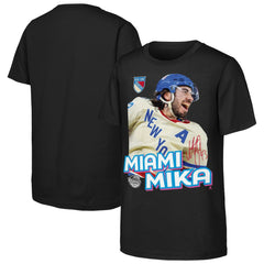 Mika Zibanejad New York Rangers Outerstuff Youth Miami Mika T-Shirt -  NHL T-shirts