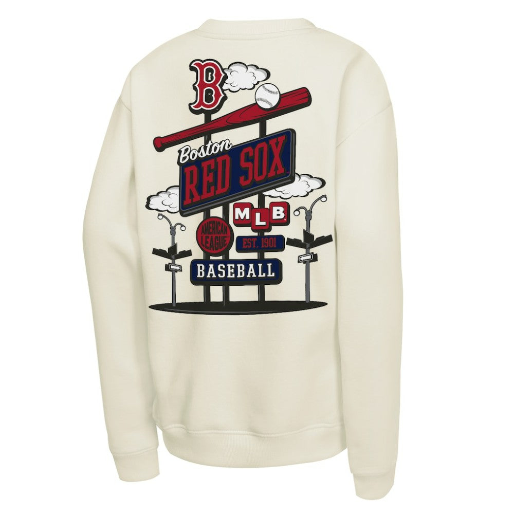 Boston Red Sox Mitchell & Ness Youth Retro Billboard Sweatshirt - MLB Sweatshirts