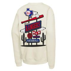Texas Rangers Mitchell & Ness Youth Retro Billboard Sweatshirt - MLB Sweatshirts