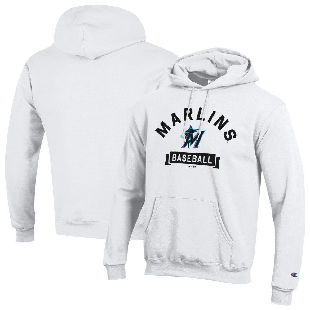 Miami Marlins Champion Eco Powerblend Hoodie - MLB Hoodies