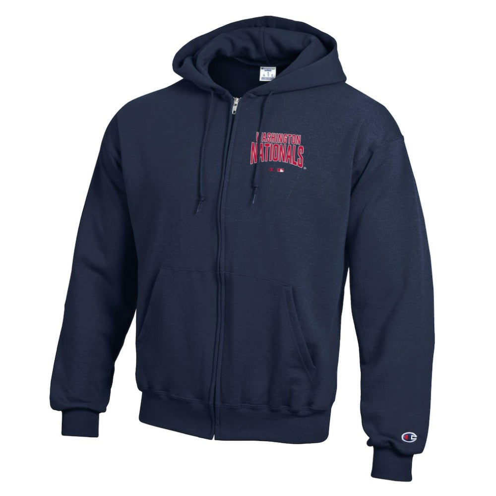 Washington Nationals Champion Eco Powerblend Full-Zip Hoodie - MLB Hoodies