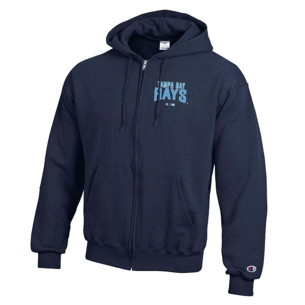 Tampa Bay Rays Champion Eco Powerblend Full-Zip Hoodie - MLB Hoodies
