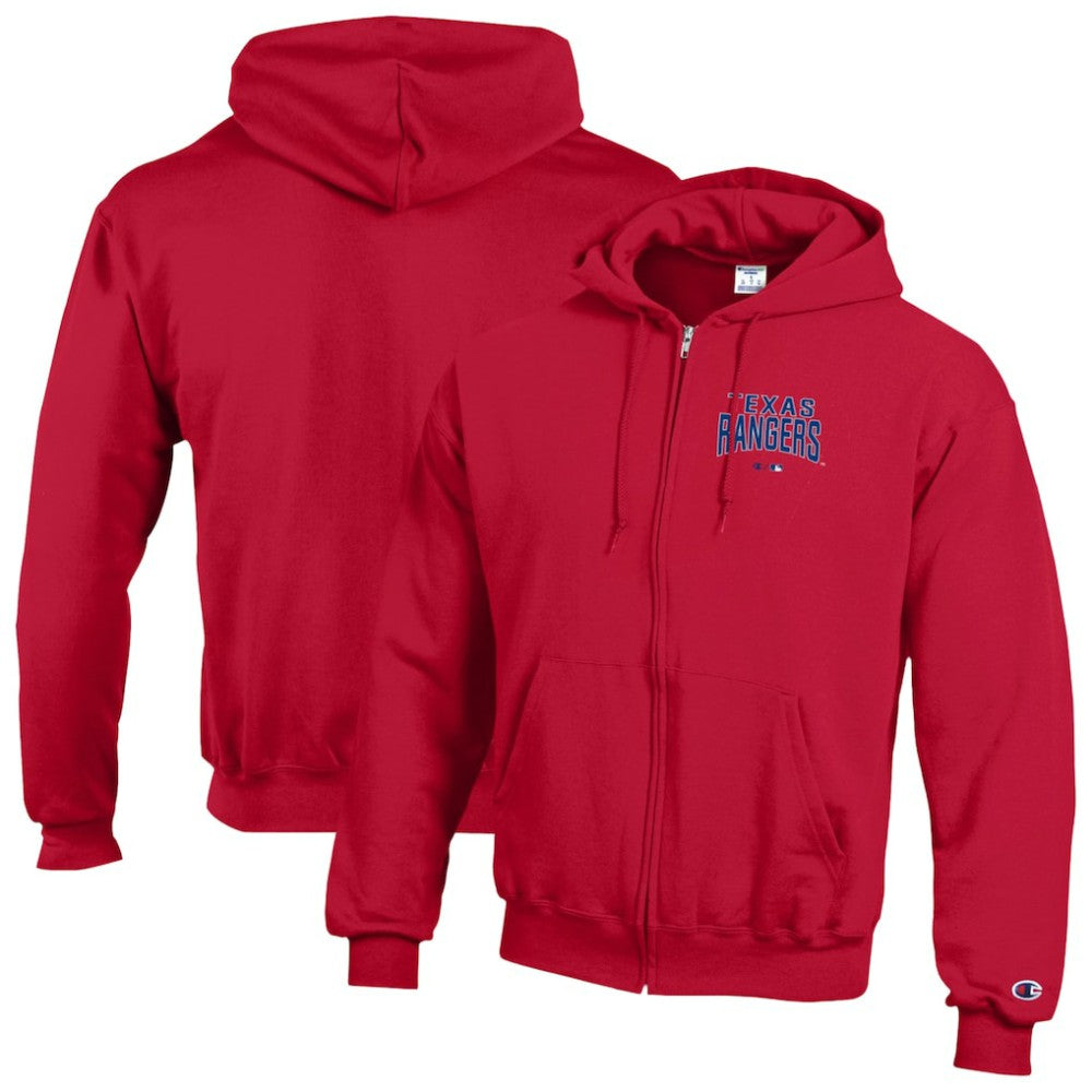 Texas Rangers Champion Eco Powerblend Full-Zip Hoodie - MLB Hoodies