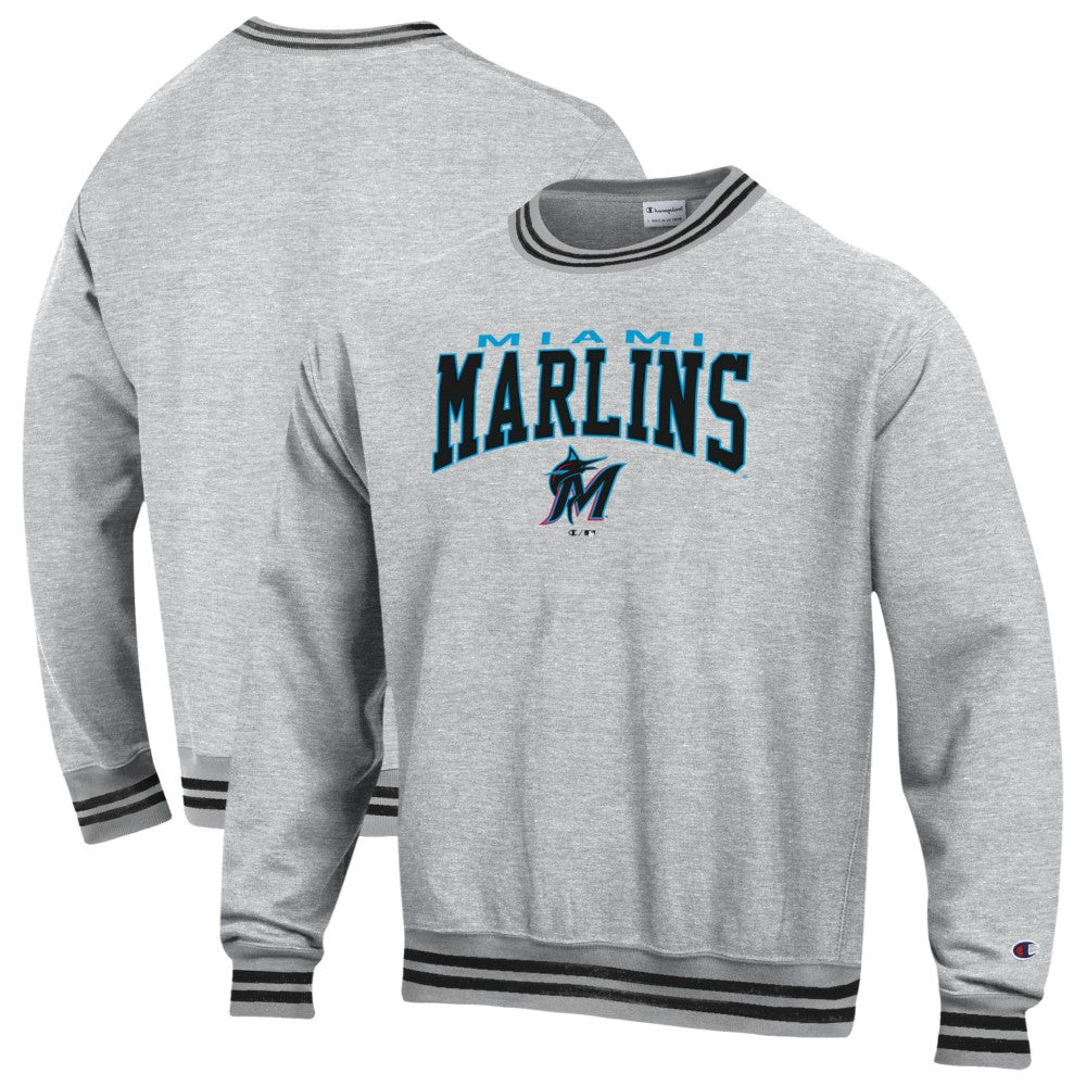 Miami Marlins Champion Reverse Weave Sweatshirt - MLB Sweatshirts