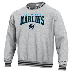 Miami Marlins Champion Reverse Weave Sweatshirt - MLB Sweatshirts