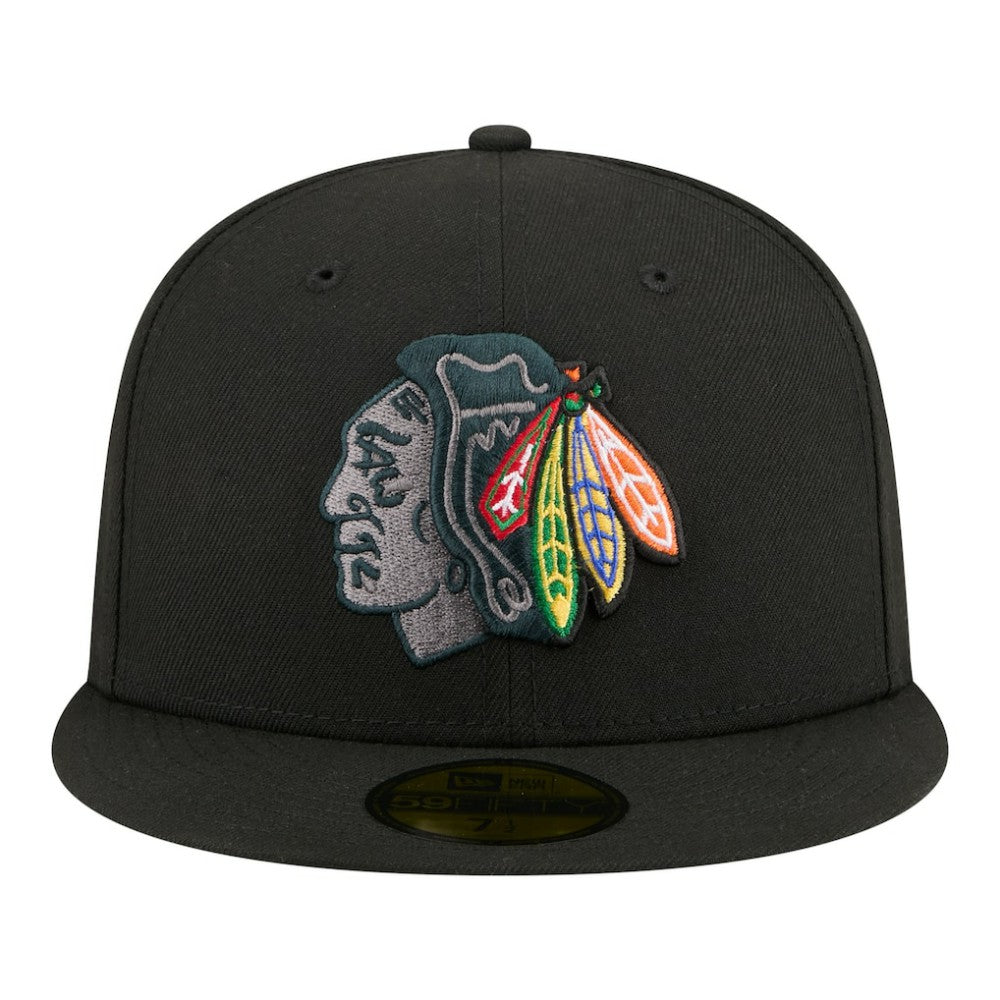 Chicago Blackhawks New Era Color Pop 59FIFTY Fitted Hat -  NHL Hats