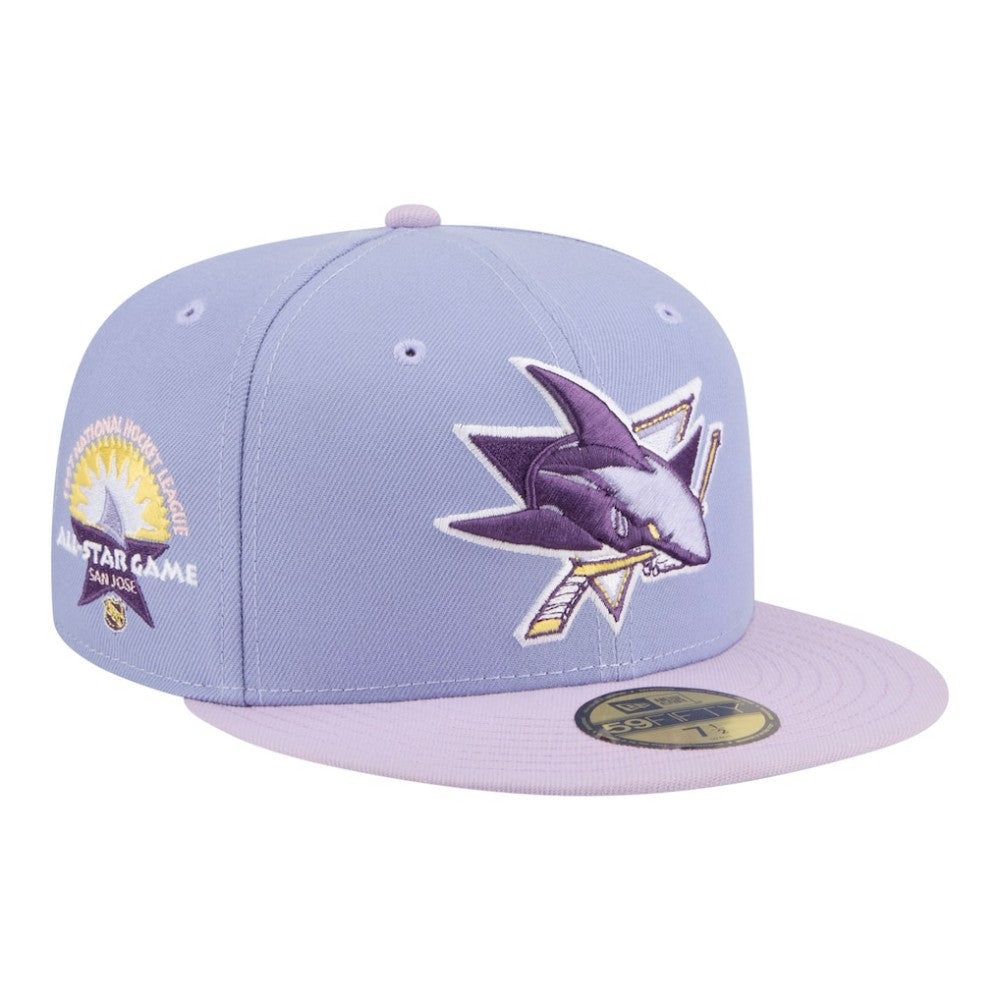 San Jose Sharks New Era Lavender Bloom 59FIFTY Fitted Hat -  NHL Hats