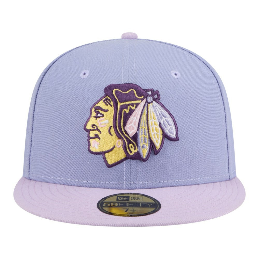Chicago Blackhawks New Era Lavender Bloom 59FIFTY Fitted Hat -  NHL Hats