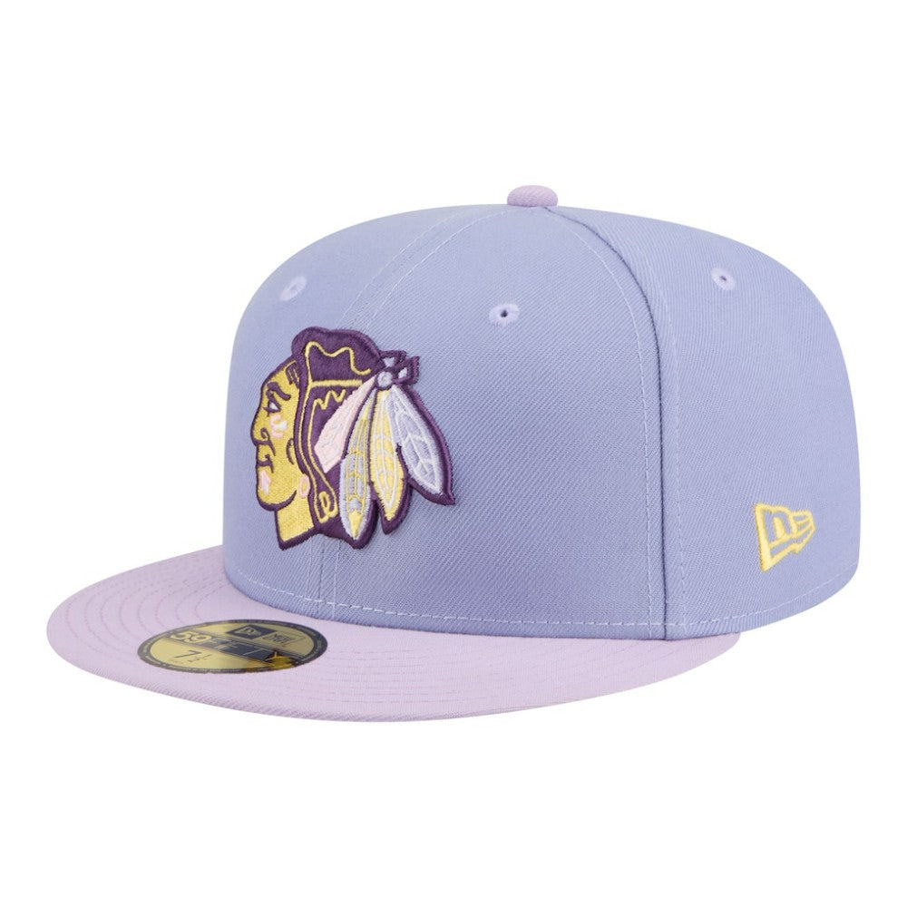 Chicago Blackhawks New Era Lavender Bloom 59FIFTY Fitted Hat -  NHL Hats