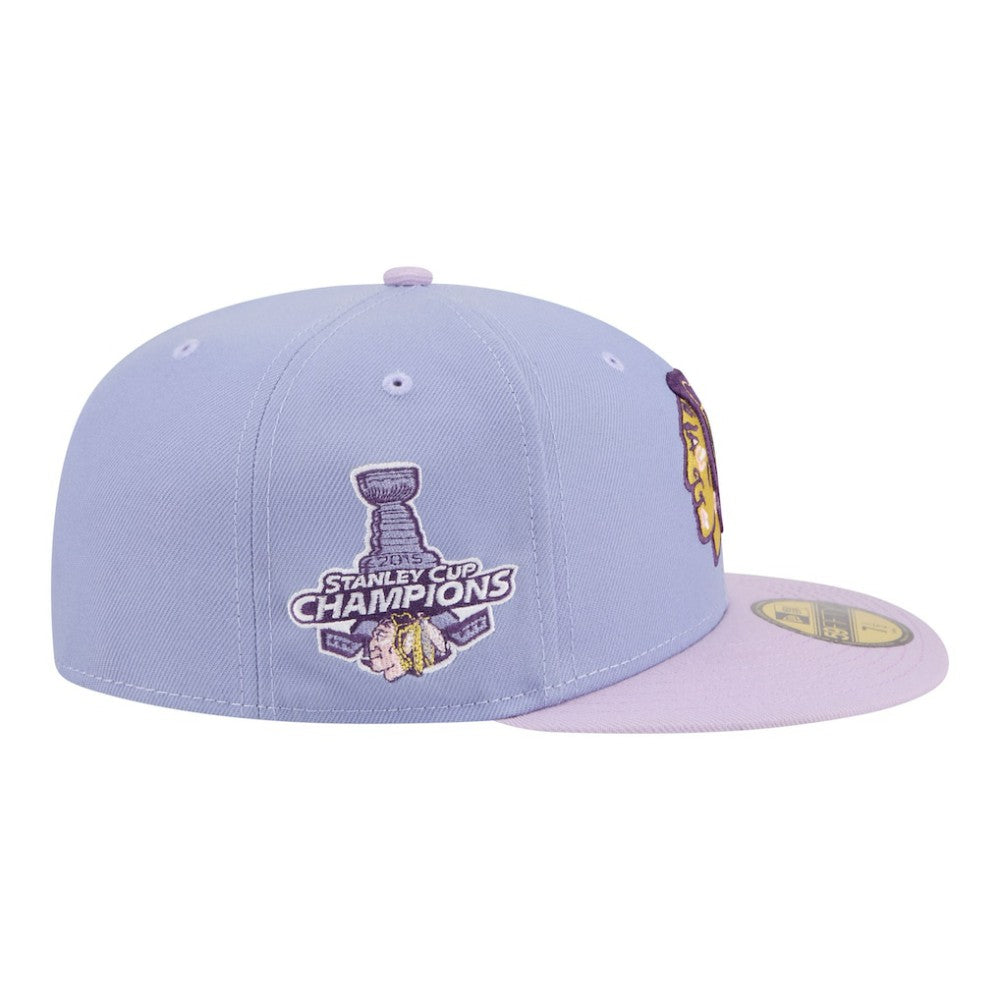 Chicago Blackhawks New Era Lavender Bloom 59FIFTY Fitted Hat -  NHL Hats