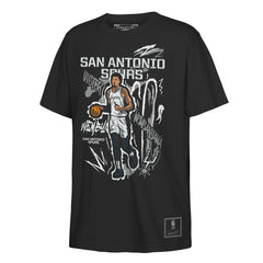 Black Victor Wembanyama San Antonio Spurs Outerstuff Youth Chalked Up Player Name & Number T-Shirt | NBA