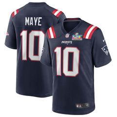 New England Patriots Drake Maye  Super Bowl LX Patch Game Jersey | NFL US