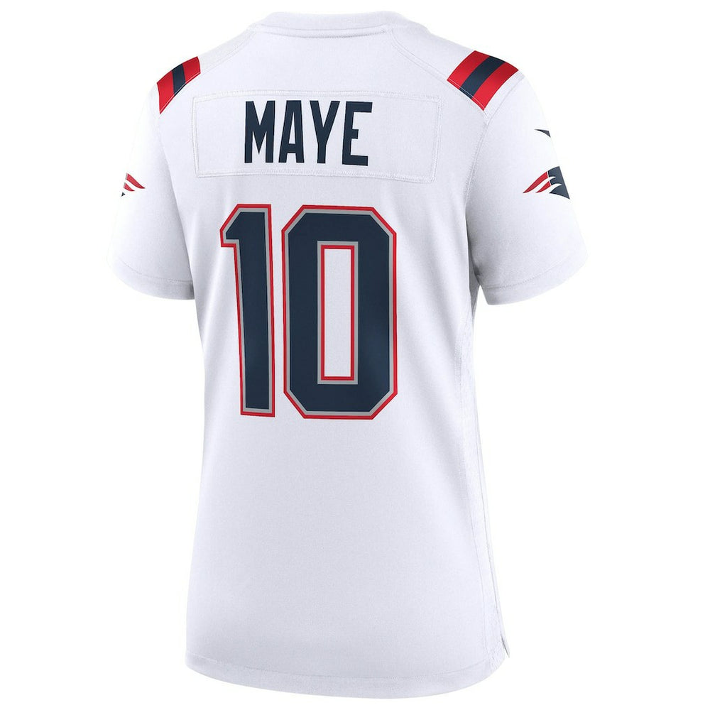 New England Patriots Drake Maye  Women's Super Bowl LX Patch Game Jersey | NFL New