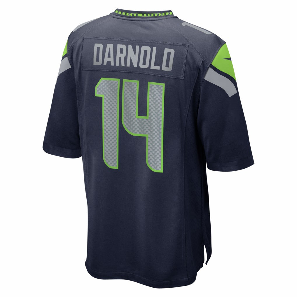Seattle Seahawks Sam Darnold  Super Bowl LX Patch Game Jersey | NFL New