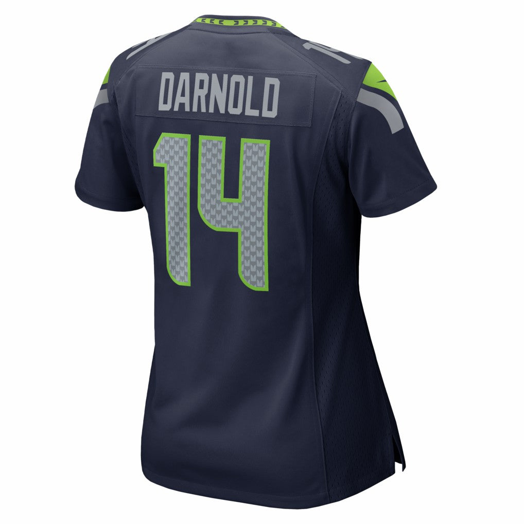 Seattle Seahawks Sam Darnold  Women's Super Bowl LX Patch Game Jersey | NFL Sale