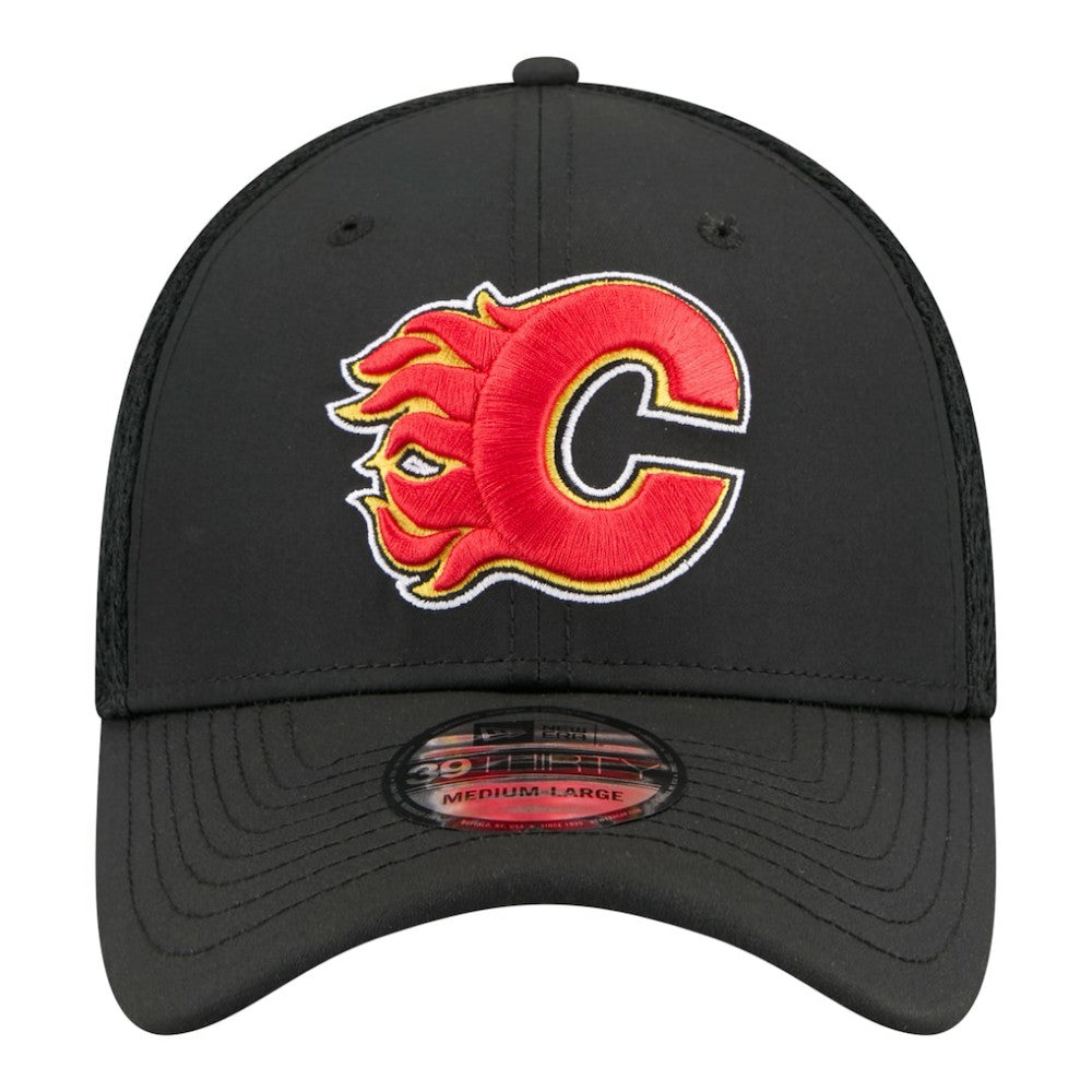Calgary Flames New Era Logo 39THIRTY Flex Hat -  NHL Hats