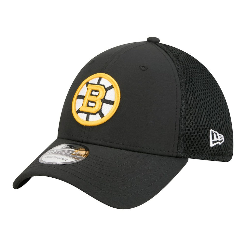 Boston Bruins New Era Logo 39THIRTY Flex Hat -  NHL Hats
