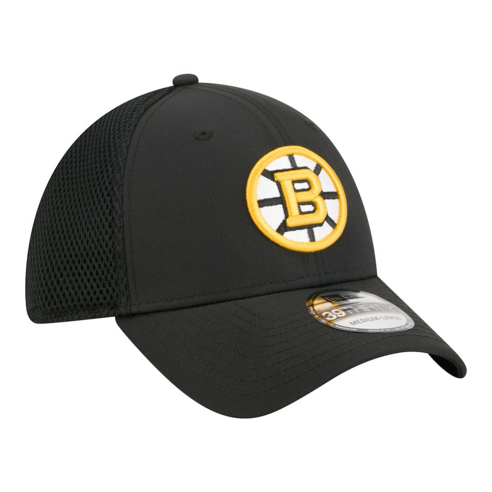 Boston Bruins New Era Logo 39THIRTY Flex Hat -  NHL Hats