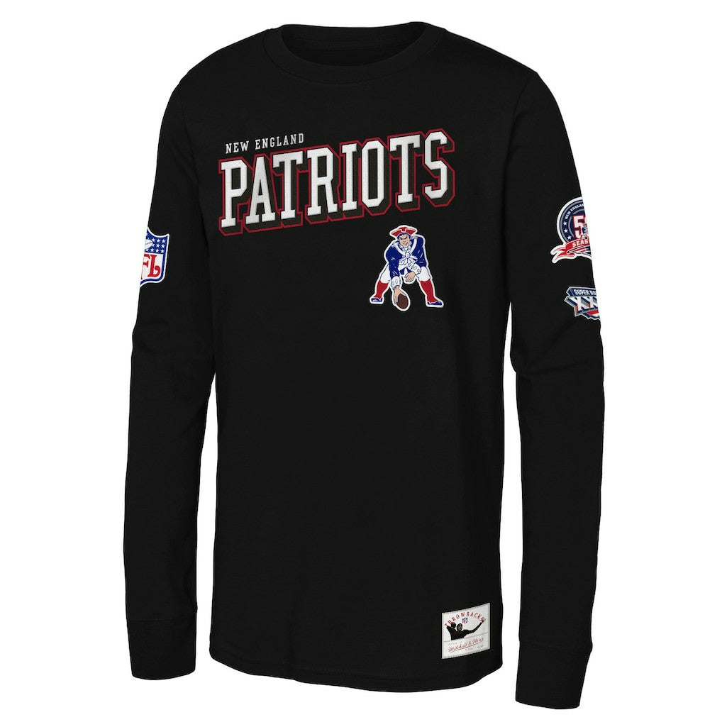 New England Patriots Youth Training Camp Long Sleeve T-Shirt | NFL Outlet