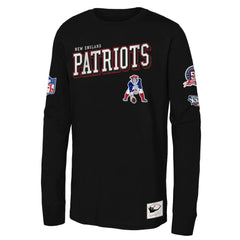 New England Patriots Youth Training Camp Long Sleeve T-Shirt | NFL Outlet