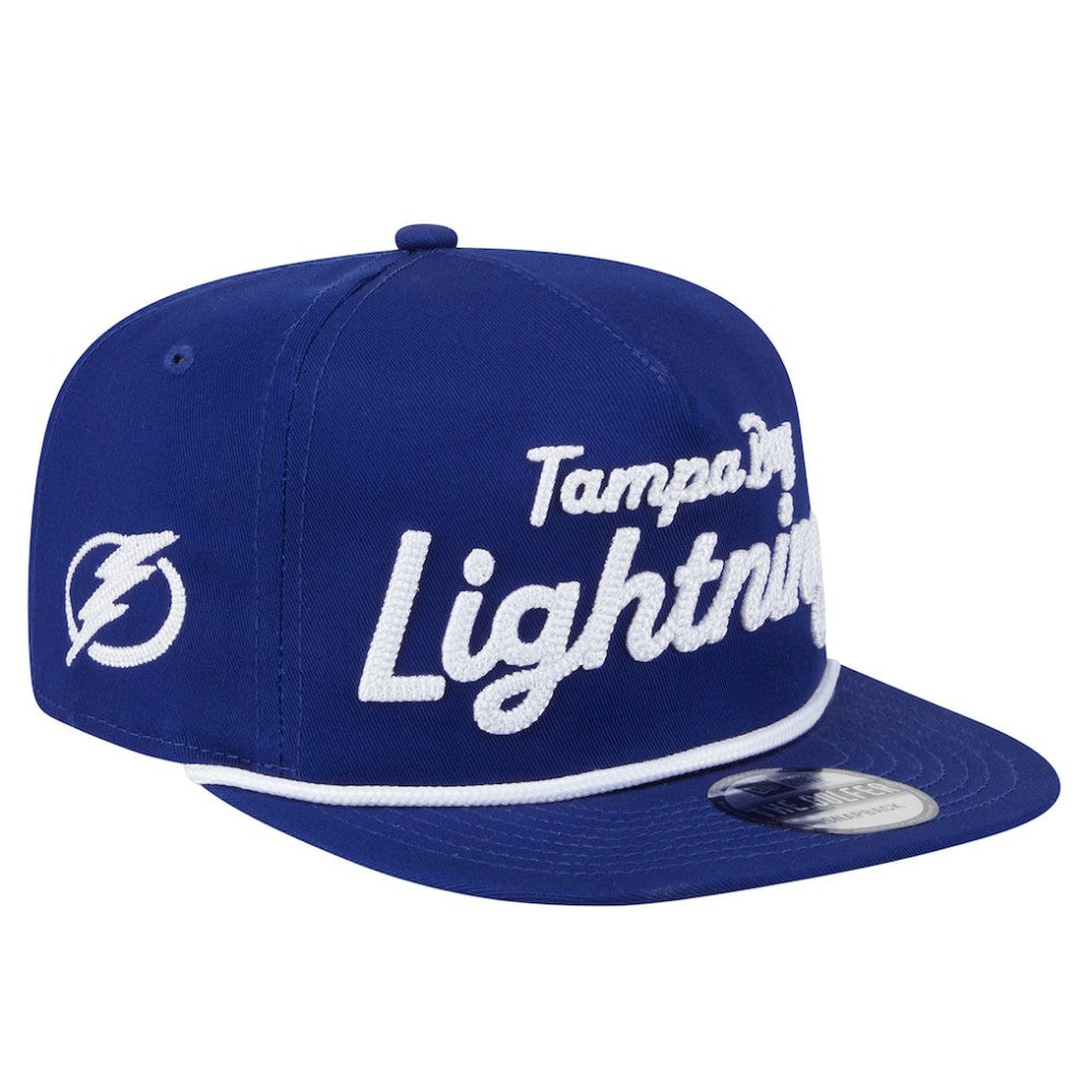 Tampa Bay Lightning New Era Team Text Golfer Adjustable Hat -  NHL Hats