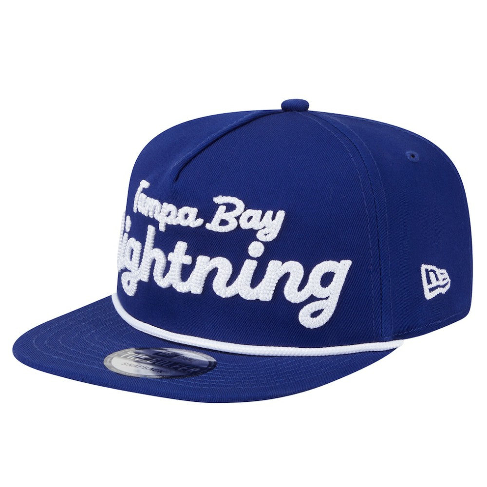 Tampa Bay Lightning New Era Team Text Golfer Adjustable Hat -  NHL Hats
