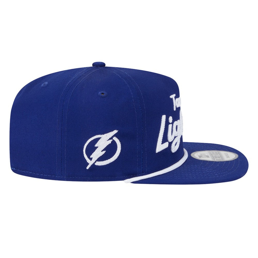 Tampa Bay Lightning New Era Team Text Golfer Adjustable Hat -  NHL Hats