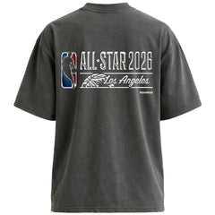 Gray round21 Unisex 2026 NBA All-Star Game Court T-Shirt | NBA