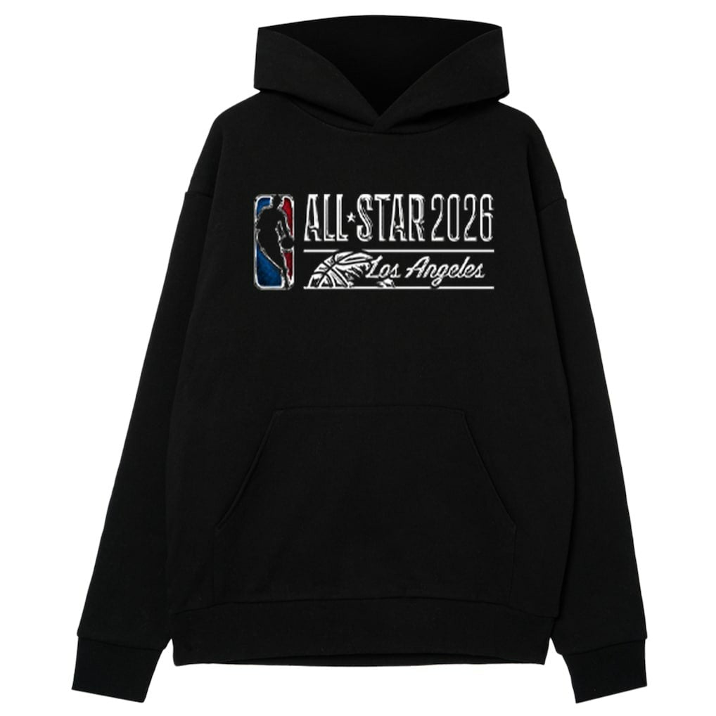 Black round21 Unisex 2026 NBA All-Star Game Court Hoodie | NBA