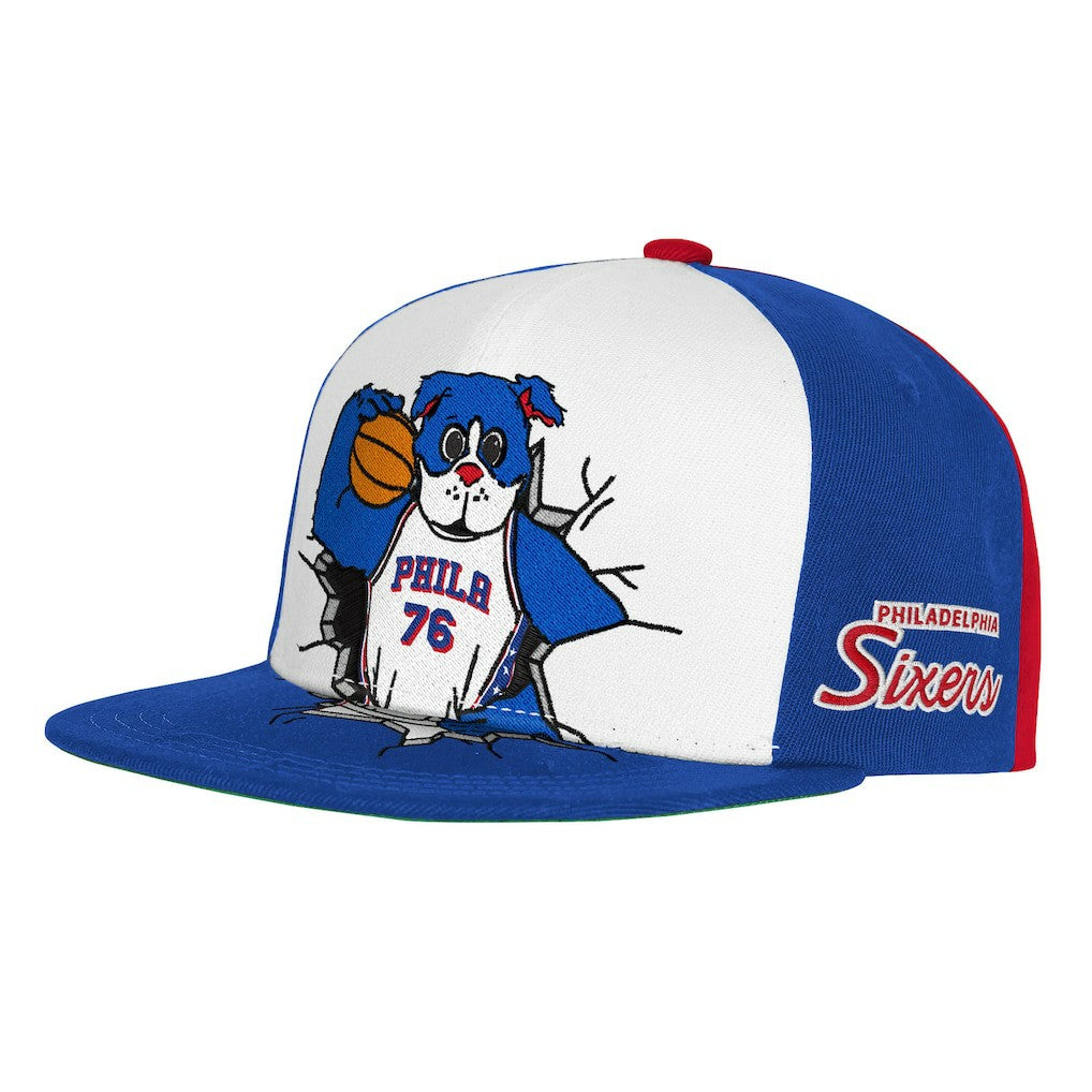 Royal Philadelphia 76ers Youth Mascot Snapback Hat | NBA
