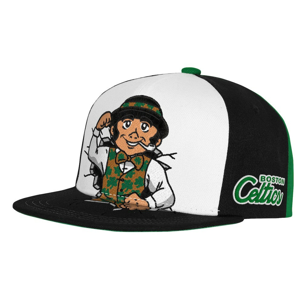 Green Boston Celtics Youth Mascot Snapback Hat | NBA