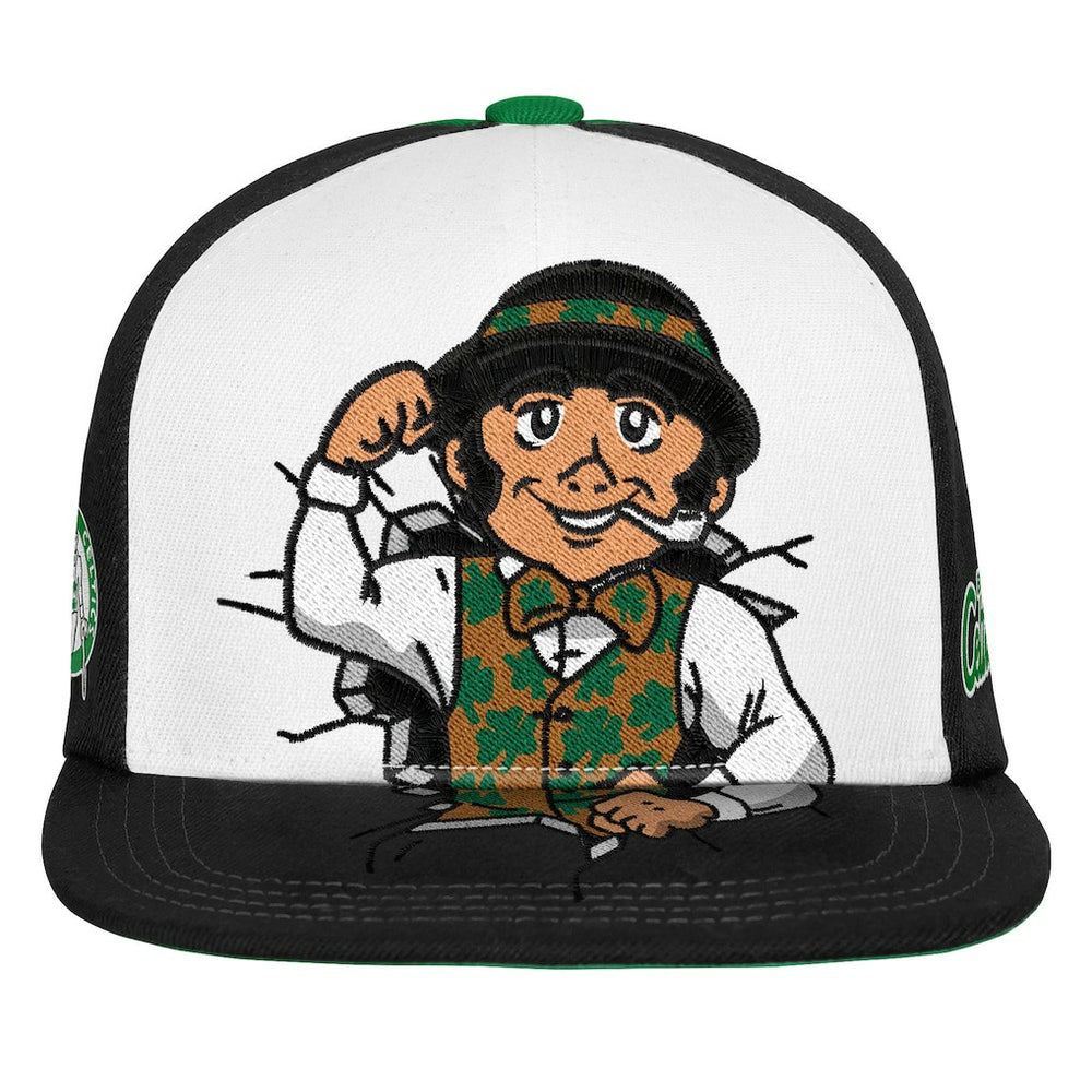 Green Boston Celtics Youth Mascot Snapback Hat | NBA