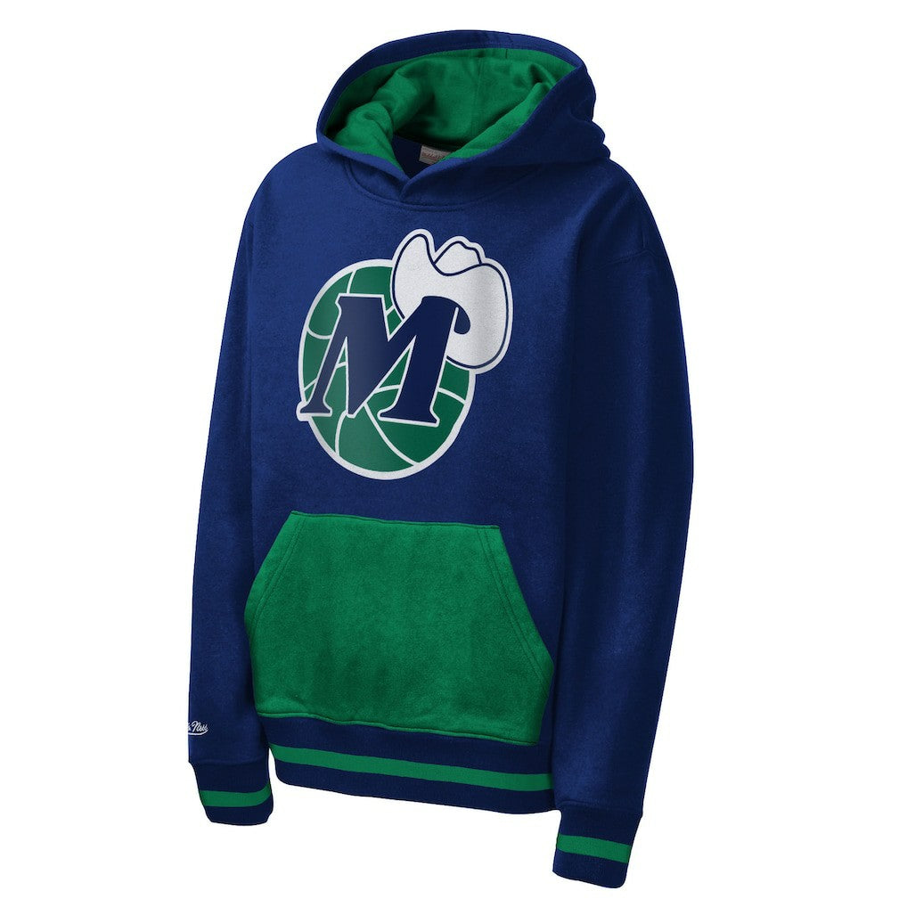 Navy Dallas Mavericks Youth Playmaker Fashion Fleece Hoodie sale | NBA