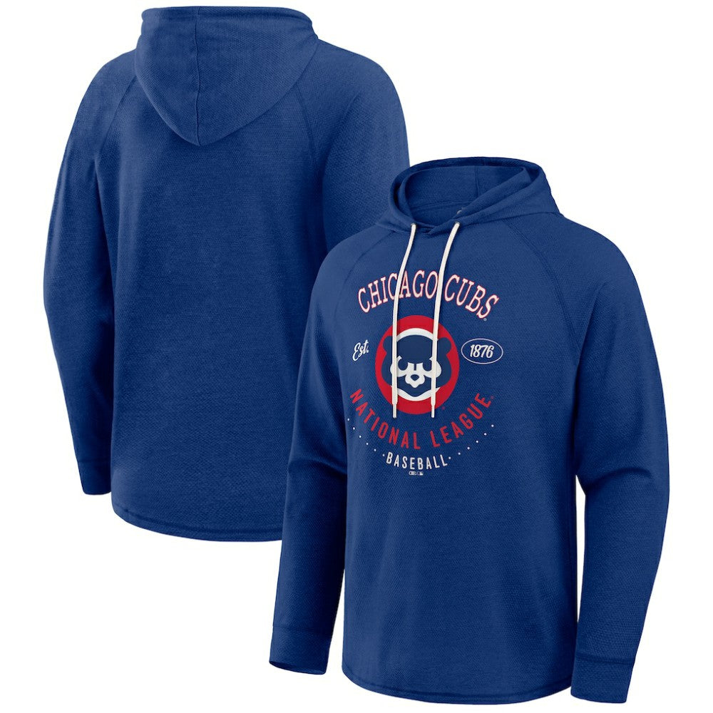 Chicago Cubs Darius Rucker Collection by Fanatics Raglan Hooded Long Sleeve T-Shirt - MLB T-shirts