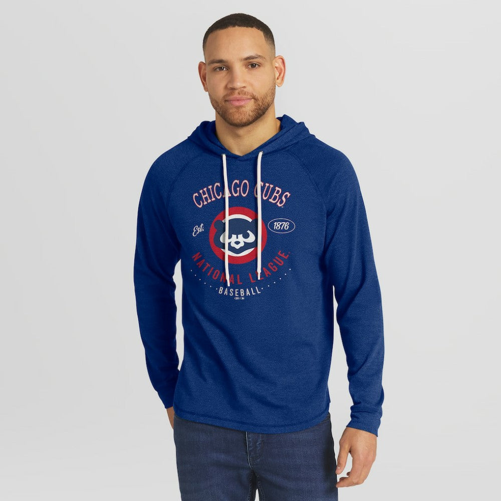 Chicago Cubs Darius Rucker Collection by Fanatics Raglan Hooded Long Sleeve T-Shirt - MLB T-shirts