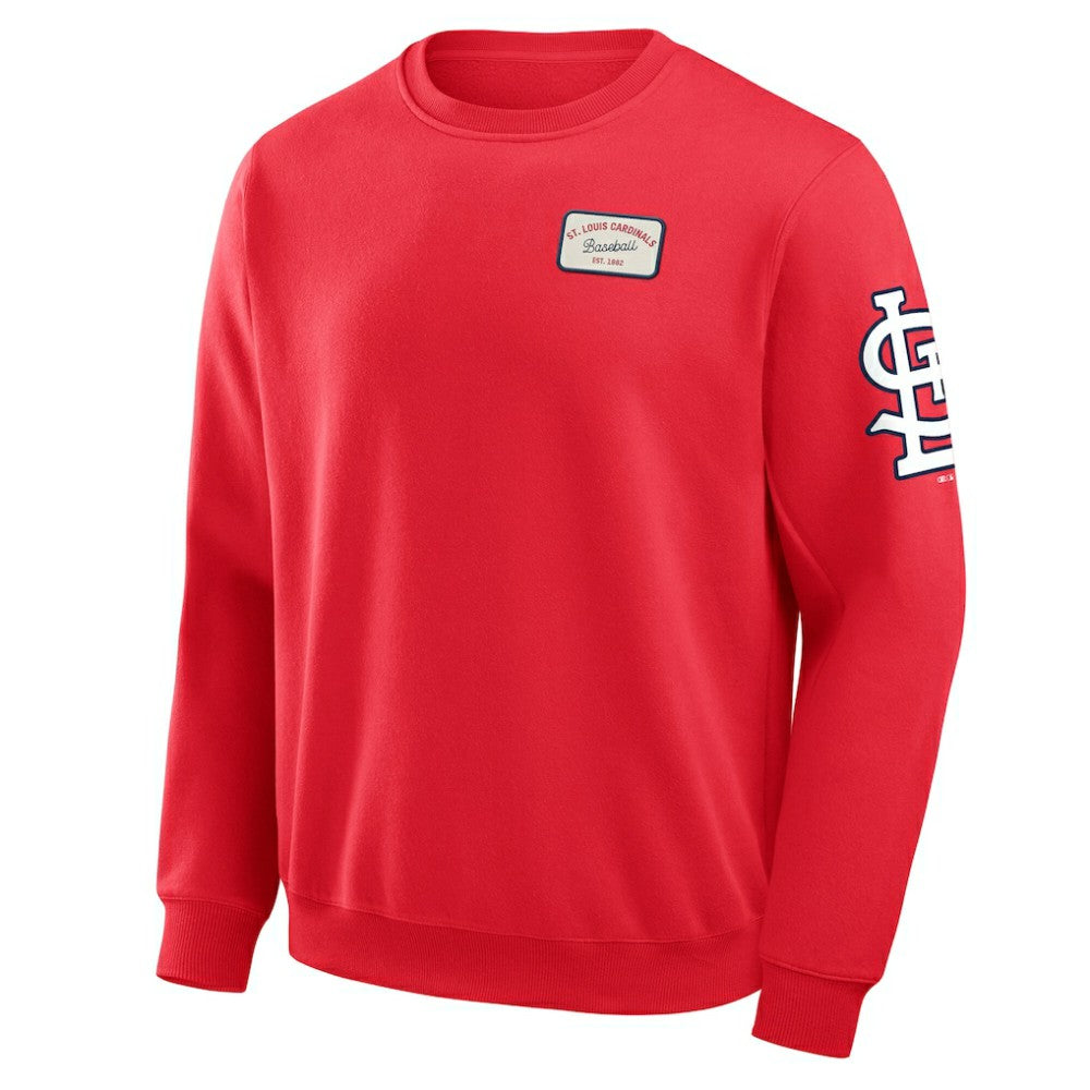 St. Louis Cardinals Darius Rucker Collection by Fanatics Washed Crew Neck Pullover Sweatshirt - MLB Pullover