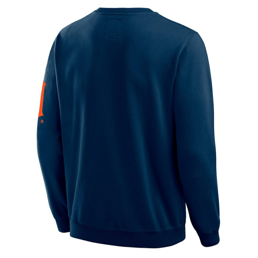 Detroit Tigers Darius Rucker Collection by Fanatics Washed Crew Neck Pullover Sweatshirt - MLB Pullover