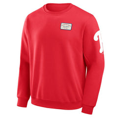 Philadelphia Phillies Darius Rucker Collection by Fanatics Washed Crew Neck Pullover Sweatshirt - MLB Pullover