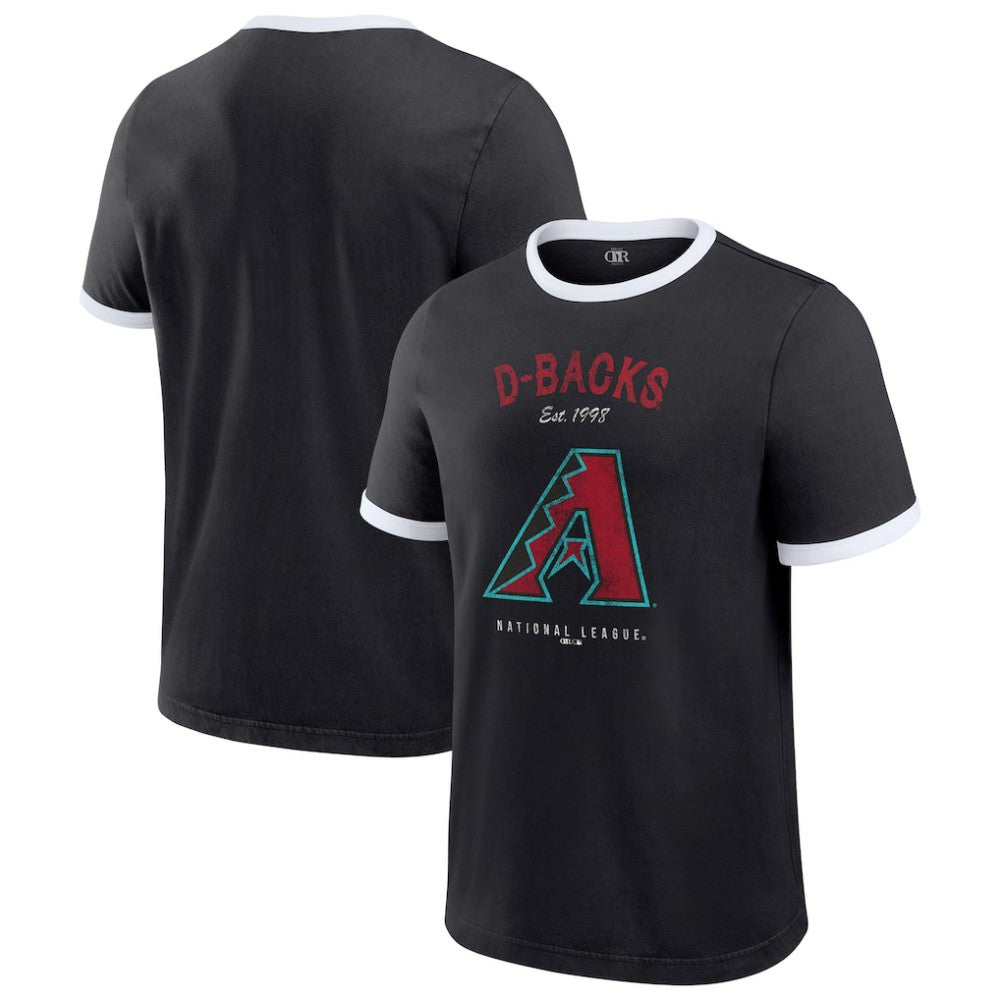 Arizona Diamondbacks Darius Rucker Collection by Fanatics Washed Ringer T-Shirt - MLB T-shirts