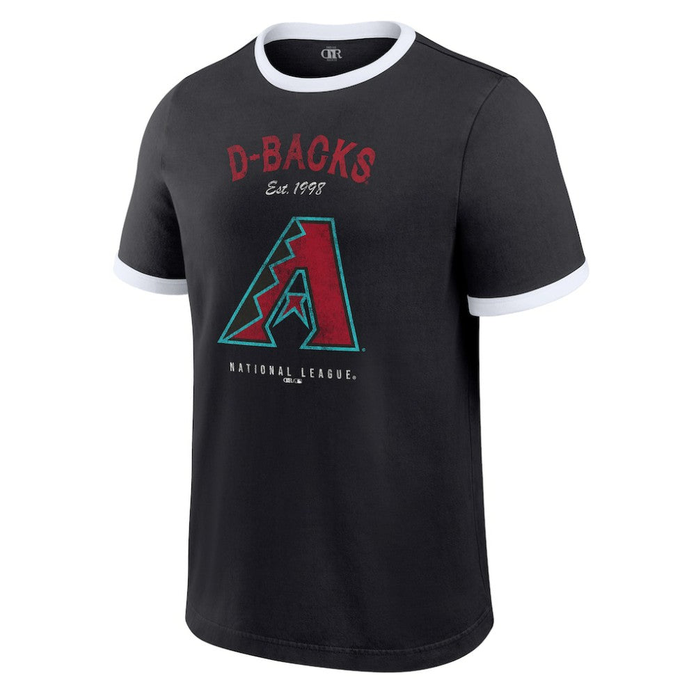 Arizona Diamondbacks Darius Rucker Collection by Fanatics Washed Ringer T-Shirt - MLB T-shirts