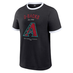Arizona Diamondbacks Darius Rucker Collection by Fanatics Washed Ringer T-Shirt - MLB T-shirts