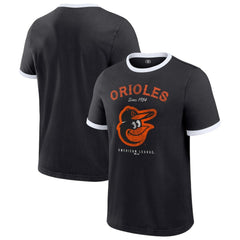 Baltimore Orioles Darius Rucker Collection by Fanatics Washed Ringer T-Shirt - MLB T-shirts