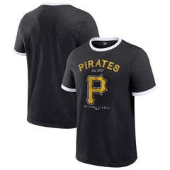 Pittsburgh Pirates Darius Rucker Collection by Fanatics Washed Ringer T-Shirt - MLB T-shirts