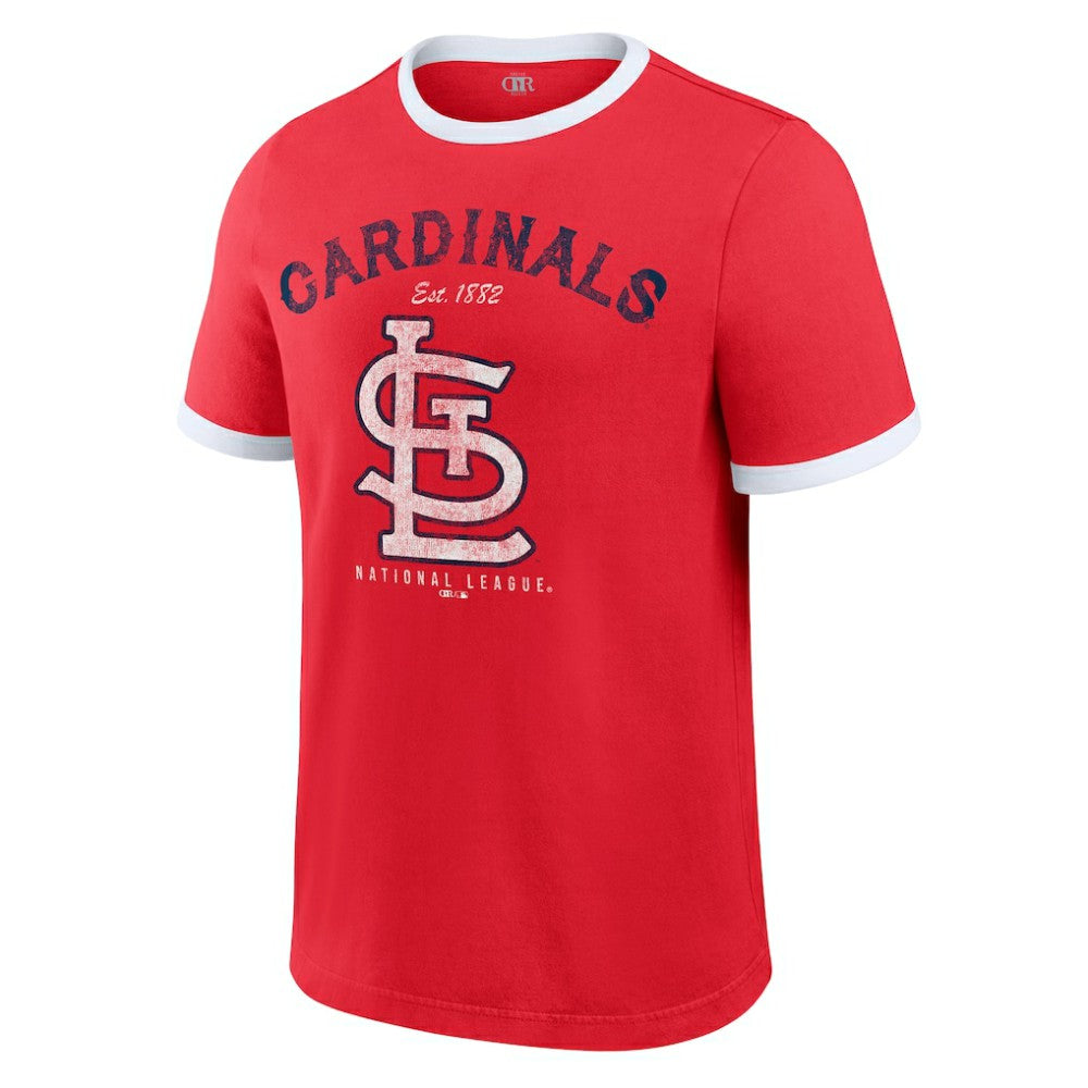 St. Louis Cardinals Darius Rucker Collection by Fanatics Washed Ringer T-Shirt - MLB T-shirts