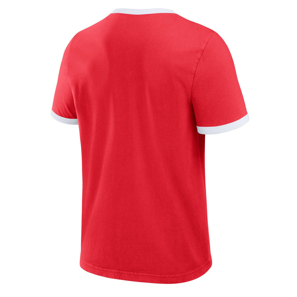 Cincinnati Reds Darius Rucker Collection by Fanatics Washed Ringer T-Shirt - MLB T-shirts
