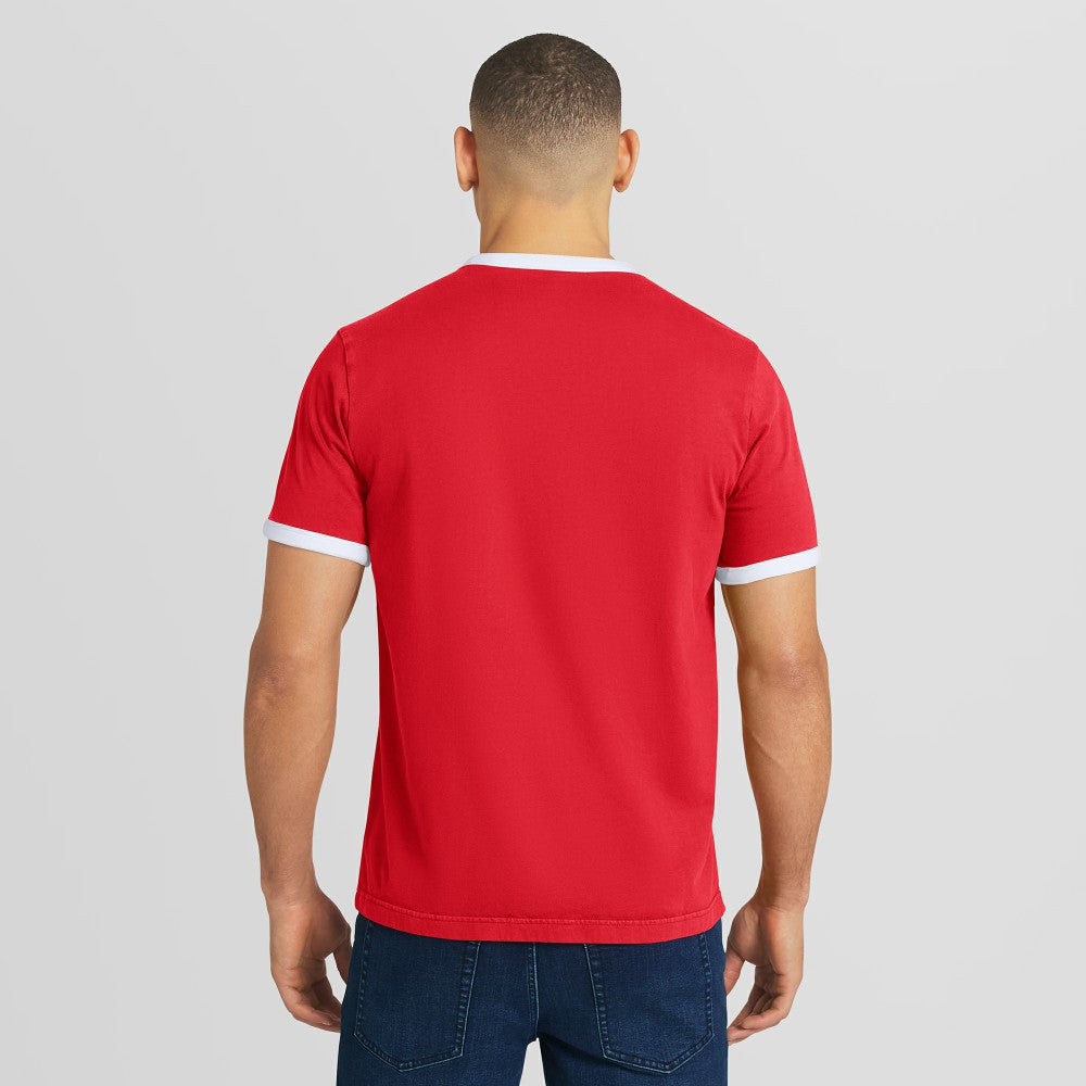 Cincinnati Reds Darius Rucker Collection by Fanatics Washed Ringer T-Shirt - MLB T-shirts